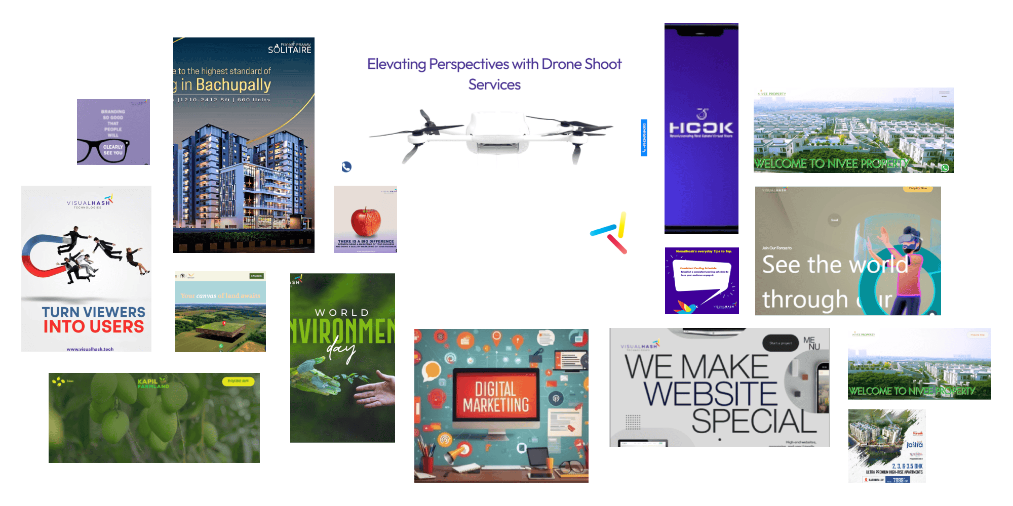 VISUALHASH TECHNOLOGIES Project Portfolio Compilation