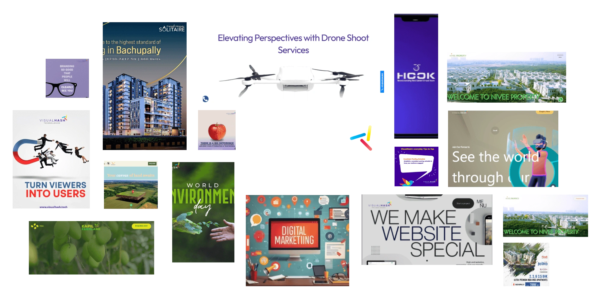 VISUALHASH TECHNOLOGIES Project Portfolio Compilation